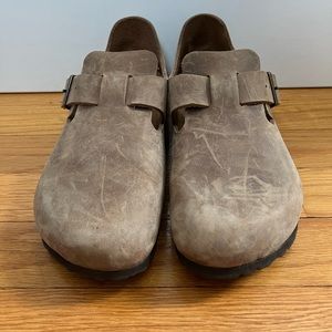 Birkenstock London Tobacco Brown size 38 narrow fit